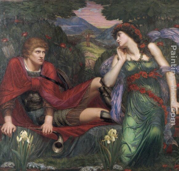 Venus and Adonis painting - Sidney Harold Meteyard Venus and Adonis art painting